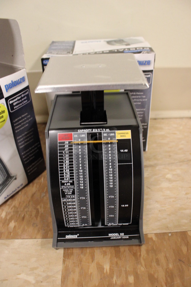 2 BRAND NEW IN BOX! Pelouze Model X2 Countertop Scales. 4x6x6. 2 Times Your Bid! (Room 108) - Image 1 of 3