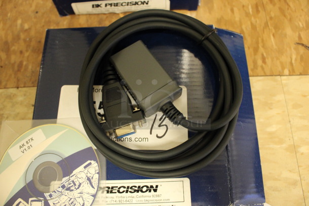 13 IN ORIGINAL BOX! BK Precision AK 87X Software RS-232 Cables. 13 Times Your Bid! (Room 108) - Image 3 of 6