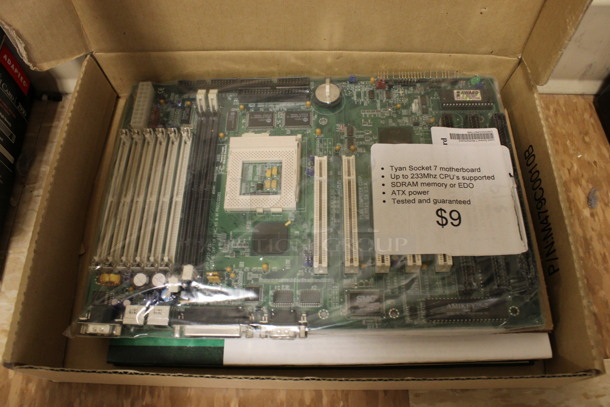 IN ORIGINAL BOX! Mother Board. 12x8x0.5. (Room 108)