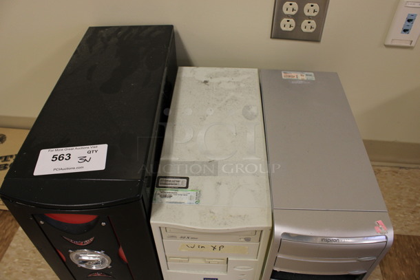 3 Various Computer Towers. Includes 8x19.5x16.5, 7x16x14. 3 Times Your Bid! (Room 108) - Image 5 of 5