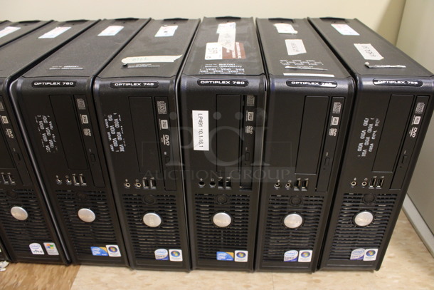 11 Dell Optiplex Computer Towers Including 745 and 760. 4x14x12. 11 Times Your Bid! (Room 108) - Image 3 of 4