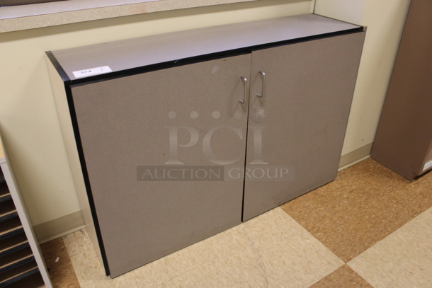 Gray Counter w/ 2 Doors. 47.5x14x31. (Room 108) - Image 3 of 4
