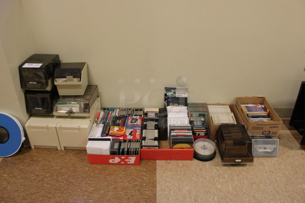 ALL ONE MONEY! Lot of Various Items Including Floppy Disks and CDs! (Room 108)