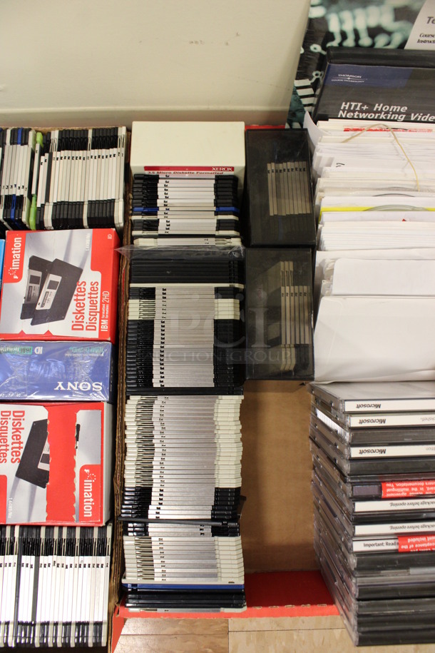 ALL ONE MONEY! Lot of Various Items Including Floppy Disks and CDs! (Room 108) - Image 6 of 9