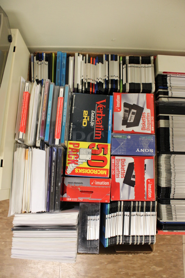 ALL ONE MONEY! Lot of Various Items Including Floppy Disks and CDs! (Room 108) - Image 7 of 9