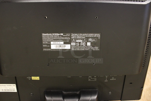 2 ViewSonic N1930w-2M 19" Computer Monitors. 2 Times Your Bid! (Room 108) - Image 5 of 5