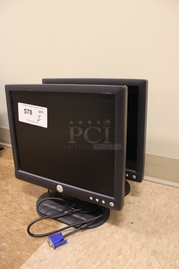 2 Dell Model E152FPc 15" Computer Monitors. 2 Times Your Bid! (Room 108) - Image 2 of 6