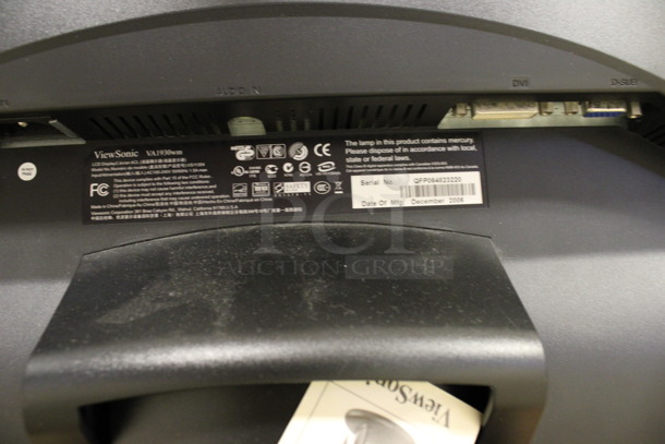 4 Various Computer Monitors; Sony Model SDM-M51D, HP Model L1906, Lenovo and ViewSonic Model VA130wm. 15", 19", 22". 4 Times Your Bid! (Room 108) - Image 9 of 9