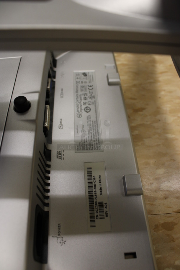 4 Dell Model 1707FPt Computer Monitors. 19". 4 Times Your Bid! (Room 108) - Image 5 of 6