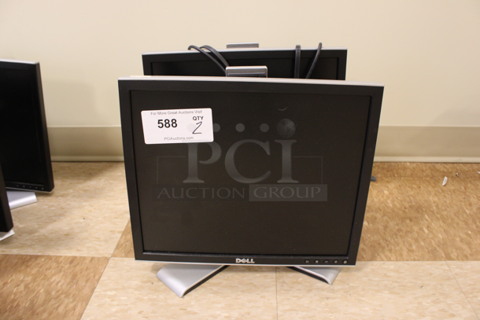 2 Dell Model 1707FPt Computer Monitors. 19". 2 Times Your Bid! (Room 108)