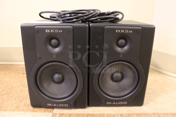 2 M-Audio Model BX5a Studiophile Speakers. 7x8x10. 2 Times Your Bid! (Room 108) - Image 1 of 6