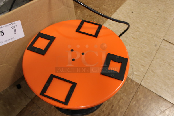 Orange and Black Spool. 12x12x8. (Room 108) - Image 2 of 3