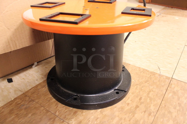 Orange and Black Spool. 12x12x8. (Room 108) - Image 3 of 3