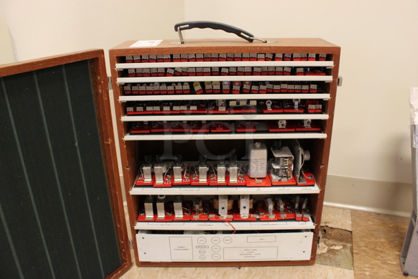 Lab-Volt SES 505 Cabinet w/ Power Transformer. 16x6.5x19. (Room 108)