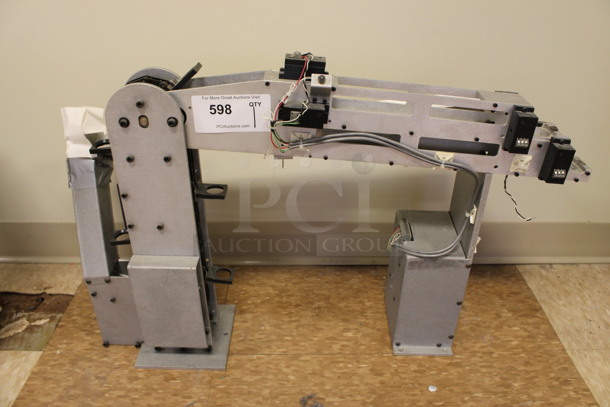 Metal Robot Arm. 32x6.5x20. (Room 108)