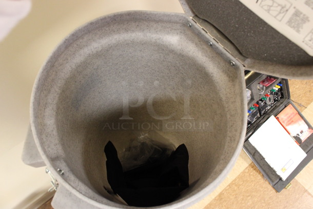 Featherlite Gray Bin w/ Bags. 13x14x48. (Room 108) - Image 4 of 5