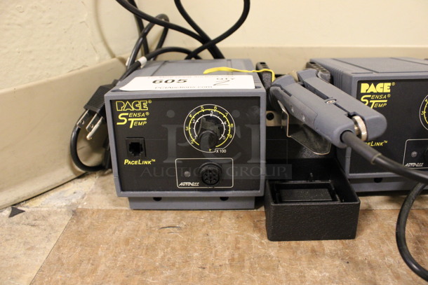2 Pace Sensa Temp PaceLink Soldering Stations. 7.5x9x4. 2 Times Your Bid! (Room 108) - Image 2 of 5