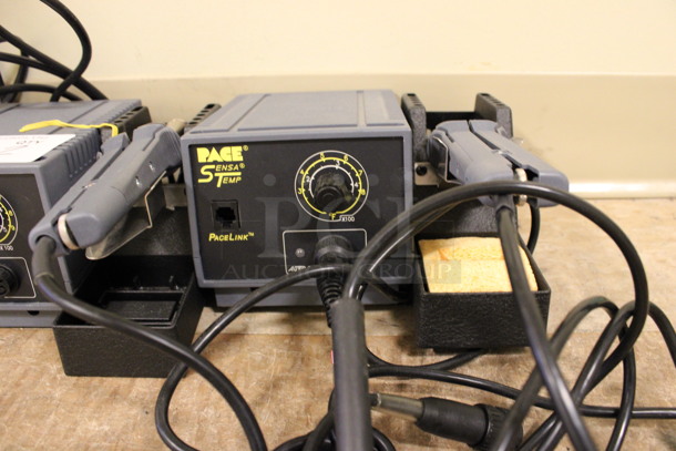2 Pace Sensa Temp PaceLink Soldering Stations. 7.5x9x4. 2 Times Your Bid! (Room 108) - Image 3 of 5