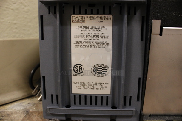 2 Pace Sensa Temp PaceLink Soldering Stations. 7.5x9x4. 2 Times Your Bid! (Room 108) - Image 5 of 5