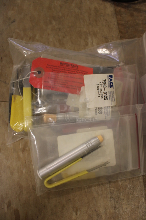ALL ONE MONEY! Lot of 6 Metal Units w/ Clips and Various Pace Bags Including Tweezers! (Room 108) - Image 2 of 4