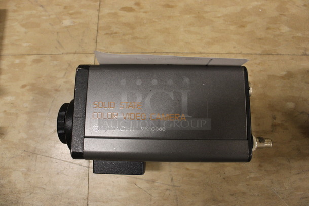 Hitachi Model VK-C360 Solid State Color Video Camera. 6x2.5x2.5. (Room 108)