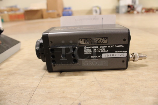 Hitachi Model VK-C360 Solid State Color Video Camera. 6x2.5x2.5. (Room 108) - Image 3 of 4