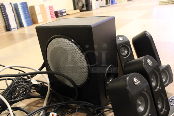 ALL ONE MONEY! Lot of Dell 17" Computer Monitor, Computer Tower, 6 Speakers, Keyboard and Mouse! (Room 108) - Image 5 of 6
