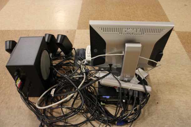 ALL ONE MONEY! Lot of Dell 17" Computer Monitor, Computer Tower, 6 Speakers, Keyboard and Mouse! (Room 108) - Image 6 of 6