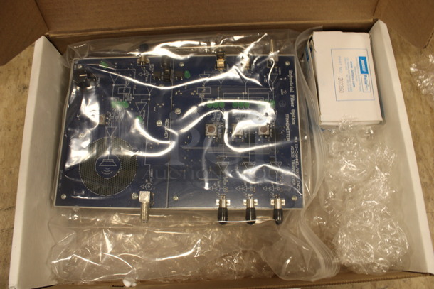 6 IN ORIGINAL BOX! Industrial Fiber Optic IF-529 Fiber Optic Multiplex Video Transceivers. 7.5x9.5x2.5. 6 Times Your Bid! (Room 108)