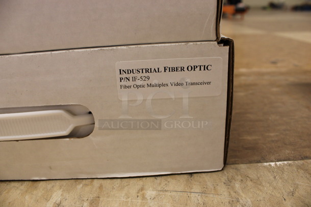 6 IN ORIGINAL BOX! Industrial Fiber Optic IF-529 Fiber Optic Multiplex Video Transceivers. 7.5x9.5x2.5. 6 Times Your Bid! (Room 108) - Image 4 of 5