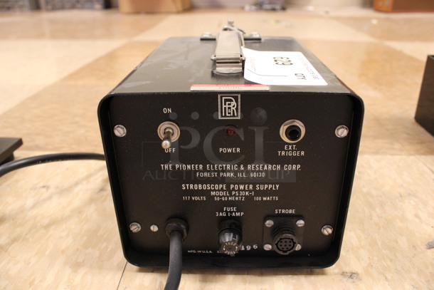 Pioneer Model PS30K-1 Stroboscope Power Supply. 6x8x5.5. (Room 108)