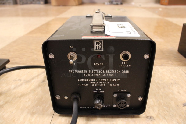 Pioneer Model PS30K-1 Stroboscope Power Supply. 6x8x5.5. (Room 108) - Image 1 of 3