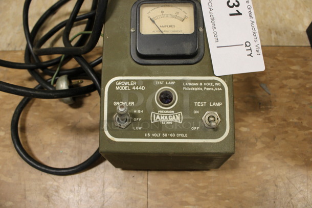 Lamagan Model 444D Growler. 115 Volts, 1 Phase. 5x14x6. (Room 108) - Image 2 of 3