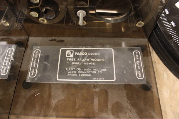 ALL ONE MONEY! Lot of 6 FAsco Free Fall Atwood, 6 Force Table, 6 Metal Rods and 6 Tripod Bases on Casters. Includes 7x6x4.5. (Room 108) - Image 3 of 7