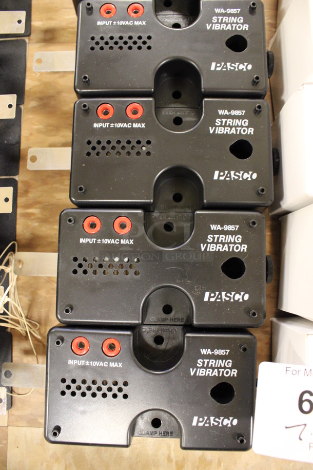 ALL ONE MONEY! Lot of 7 Pasco Model WA-9857 String Vibrator and 7 Units! Includes 7x2.5x3. (Room 108) - Image 4 of 6
