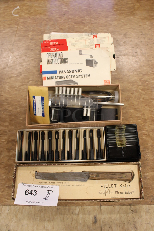 ALL ONE MONEY! Lot of Various Items Including Fillet Knife and CCTV System Pieces! (Room 108) - Image 2 of 5