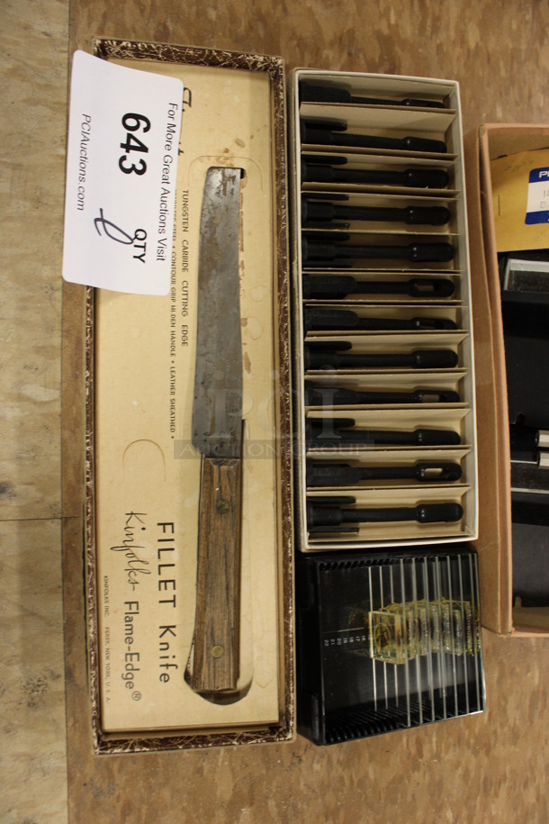 ALL ONE MONEY! Lot of Various Items Including Fillet Knife and CCTV System Pieces! (Room 108) - Image 3 of 5