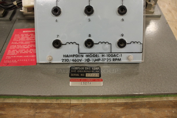 2 Hampden Motors; 2 Pole and 4 Pole. 12x14x6.5. 2 Times Your Bid! (Room 108) - Image 5 of 7