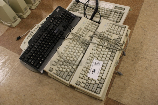 ALL ONE MONEY! Lot of 9 Various Keyboards! Includes 18x6.5x1. (Room 108) - Image 2 of 5