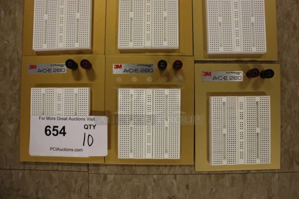 10 3M ACE 200 All Circuit Evaluator Breadboards. 4.5x5.5x1. 10 Times Your Bid! (Room 108) - Image 2 of 4