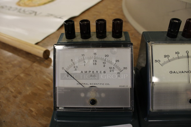 2 Meters; Galvanometer and Amperes. 4x4.5x4. 2 Times Your Bid! (Room 108) - Image 2 of 3