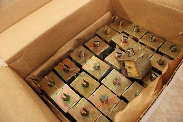 ALL ONE MONEY! Lot of Various Metal Solenoid Boxes! 2x2.5x2. (Room 108) - Image 2 of 4