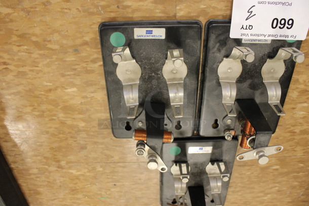3 Sargent Welch Metal Countertop Units. 5x7x5. 3 Times Your Bid! (Room 108) - Image 3 of 3