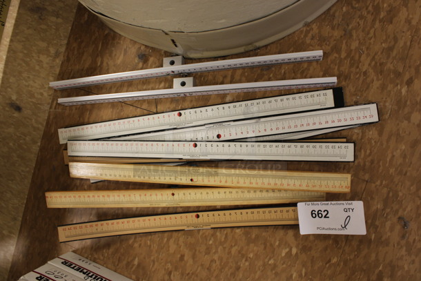 ALL ONE MONEY! Lot of Various Rulers! Includes 20". (Room 108) - Image 1 of 3