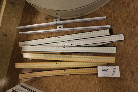 ALL ONE MONEY! Lot of Various Rulers! Includes 20". (Room 108)