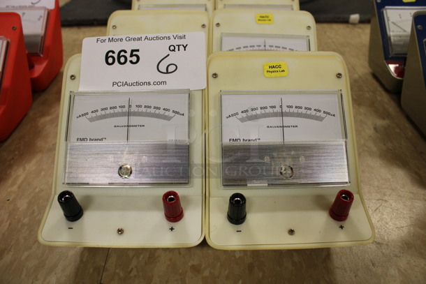 6 EMD Galvanometer Meters. 4.5x4.5x5. 6 Times Your Bid! (Room 108) - Image 2 of 4