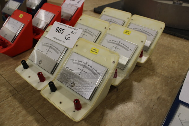 6 EMD Galvanometer Meters. 4.5x4.5x5. 6 Times Your Bid! (Room 108) - Image 3 of 4