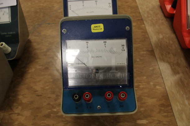 3 Fisher DC Volt Meters. 4.5x4.5x5. 3 Times Your Bid! (Room 108) - Image 3 of 3
