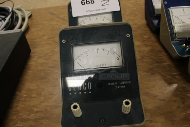 2 Cenco AC Amperes Meters. 4.5x4.5x5. 2 Times Your Bid! (Room 108) - Image 3 of 3