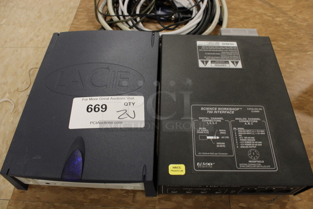2 Various Units; Pasco Science Workshop 700 Interface and Lacie Unit. 7.5x10x2.5, 8x10x2.5. 2 Times Your Bid! (Room 108) - Image 4 of 4